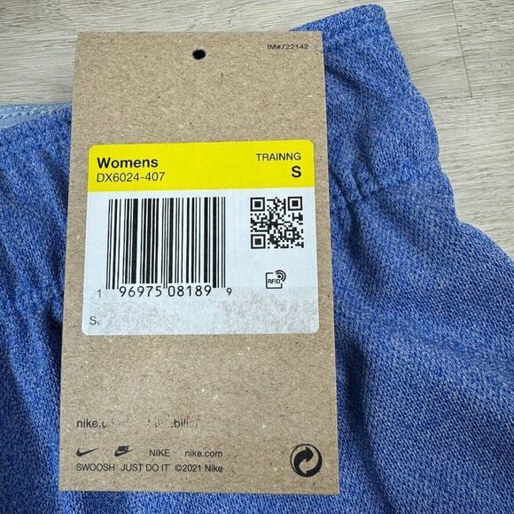Nike Attack 5" Dri-FIT Training Shorts‎ Womens Small Blue DX6024 407 - Picture 7 of 7